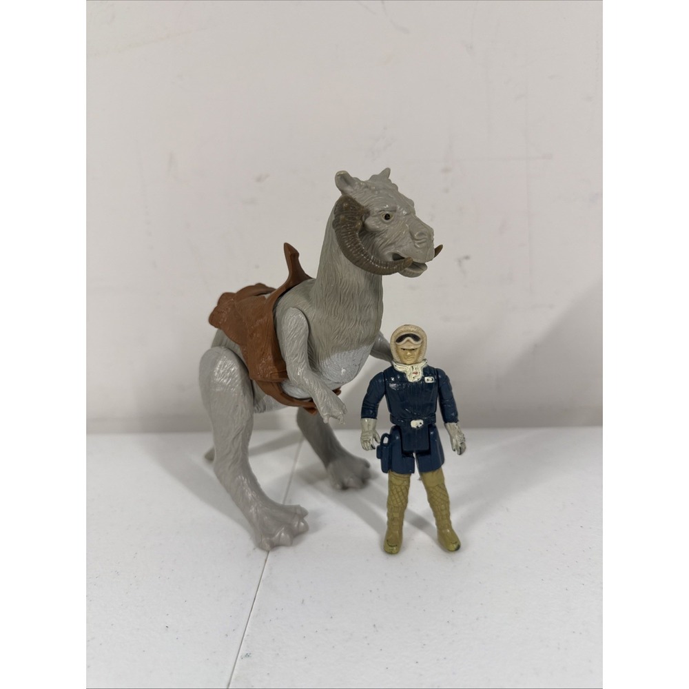 Star Wars 1979 Taun Taun With Original Saddle And Hoth Han Solo Kenner No Bridle